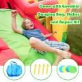Inflatable Bouncer Kids Bounce House Jump Climbing Slide Without Blower