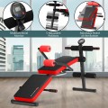 Multi-Functional Foldable Weight Bench Adjustable Sit-up Board with Monitor - Gallery View 14 of 16
