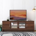 Media Entertainment TV Stand for TVs up to 70 Inch with Adjustable Shelf - Gallery View 7 of 26