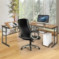 L-Shaped Computer Desk with Tiltable Tabletop - Gallery View 42 of 48