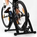 Portable Folding Steel Bicycle Indoor Exercise Training Stand - Gallery View 6 of 13