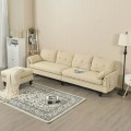 Reversible Sectional Sofa Couch L-Shaped Sofa Couch with Ottoman - Gallery View 1 of 36