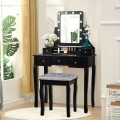 Vanity Table Set with Rectangular Mirror - Gallery View 1 of 35