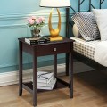 Wooden Bedside Sofa Table with Sliding Drawer - Gallery View 1 of 36