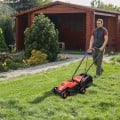 14 Inch Electric Push Lawn Corded Mower with Grass Bag