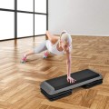43 Inch Height Adjustable Fitness Aerobic Step with Risers