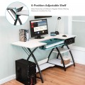 Sewing Craft Table Folding Computer Desk - Gallery View 7 of 9