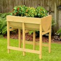 Raised Wooden V Planter Elevated Vegetable Flower Bed - Gallery View 1 of 12