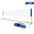 Portable 10 x 5 Inch Badminton Beach Tennis Training Net