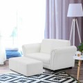 Kids Double Couch Lounge sofa with Ottoman