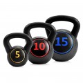 3 Pieces 5 10 15lbs Kettlebell Weight Set - Gallery View 8 of 11