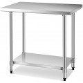 24 x 36 Inch Stainless Steel Commercial Kitchen Food Prep Table