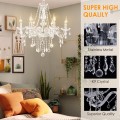 Elegant Crystal Chandelier Ceiling Light - Gallery View 10 of 10