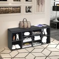 10-Cube Organizer Shoe Storage Bench with Cushion for Entryway - Gallery View 29 of 49