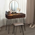 Industrial Makeup Dressing Table with 3 Lighting Modes - Gallery View 2 of 39