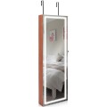 Door Wall Mount Jewelry Cabinet with Touch Screen Mirror - Gallery View 26 of 27