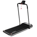 Ultra-thin Electric Folding Motorized Treadmill with LED Monitor Low Noise - Gallery View 3 of 10
