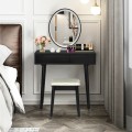 Touch Screen Vanity Makeup Table Stool Set with Lighted Mirror - Gallery View 6 of 36