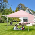 17 x 10 Feet Foldable Pop Up Canopy with Adjustable Dual Awnings - Gallery View 1 of 48