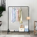 Heavy Duty Clothes Stand Rack with Top Rod and Lower Storage Shelf - Gallery View 6 of 11