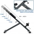 Adjustable Hyperextension Abdominal Exercise Back Bench - Gallery View 9 of 9
