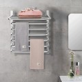 10-Bar Wall Mounted Towel Warmer Stainless Steel Towel Rack