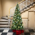 8 Feet Premium Hinged Artificial Christmas Tree Pine Needles - Gallery View 7 of 12