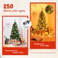 5/6/7 Feet Pre-lit Artificial Hinged Christmas Tree with LED Lights - Gallery View 19 of 30