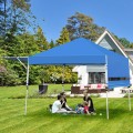 17 x 10 Feet Foldable Pop Up Canopy with Adjustable Dual Awnings - Gallery View 37 of 48
