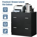2-Drawer Lateral File Cabinet with Lock for Office and Home - Gallery View 5 of 12