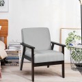 Mid-Century Retro Fabric Accent Armchair for Living Room - Gallery View 41 of 60