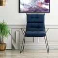 Tufted Patio High Back Chair Cushion with Non-Slip String Ties - Gallery View 1 of 81