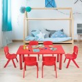 Kids Plastic Rectangular Learn and Play Table - Gallery View 1 of 24