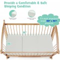 Memory Foam Foldable Baby Mattress with Carrying Bag