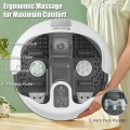 Steam Foot Spa Bath Massager Foot Sauna Care with Heating Timer Electric Rollers - Gallery View 23 of 24