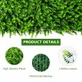 12 Pieces 16x24 Inch Artificial Eucalyptus Hedge Plant Privacy Fence Panels - Gallery View 2 of 14