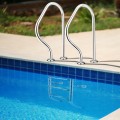 Split Swimming Pool Ladder Stainless Steel 3-Step Ladder and 2 Handrails - Gallery View 6 of 11