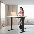 Electric Adjustable Standing up Desk Frame Dual Motor with Controller - Gallery View 1 of 36