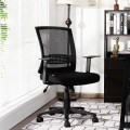Adjustable Mid Back Mesh Office Chair with Lumbar Support
