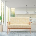 Modern Fabric Loveseat Sofa Couch Upholstered 2-Seat Armchair - Gallery View 27 of 36