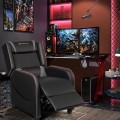 Adjustable Modern Gaming Recliner Chair with Massage Function and Footrest - Gallery View 6 of 22