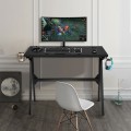 Ergonomic PC Computer Gaming Desk with Cup Holder/Headphone Hook - Gallery View 6 of 12