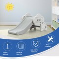 Freestanding Baby Mini Play Climber Slide Set with HDPE anf Anti-Slip Foot Pads - Gallery View 20 of 23
