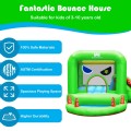 Inflatable Bouncer Kids Bounce House Jump Climbing Slide Without Blower