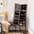 Jewelry Cabinet Armoire Lockable Standing Storage Organizer - Gallery View 1 of 24