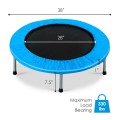 38-Inch Rebounder Trampoline with Padding and Springs for Adults and Kids - Gallery View 18 of 21