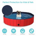 63" Foldable Leakproof Dog Pet Pool Bathing Tub Kiddie Pool for Dogs Cats and Kids - Gallery View 20 of 24