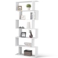 6-Tier S-Shaped  Style Storage Bookshelf - Gallery View 31 of 34