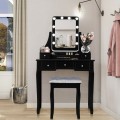Vanity Table Set with Rectangular Mirror - Gallery View 9 of 35