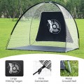 3-in-1 Portable 10 Feet Golf Practice Set - Gallery View 2 of 11